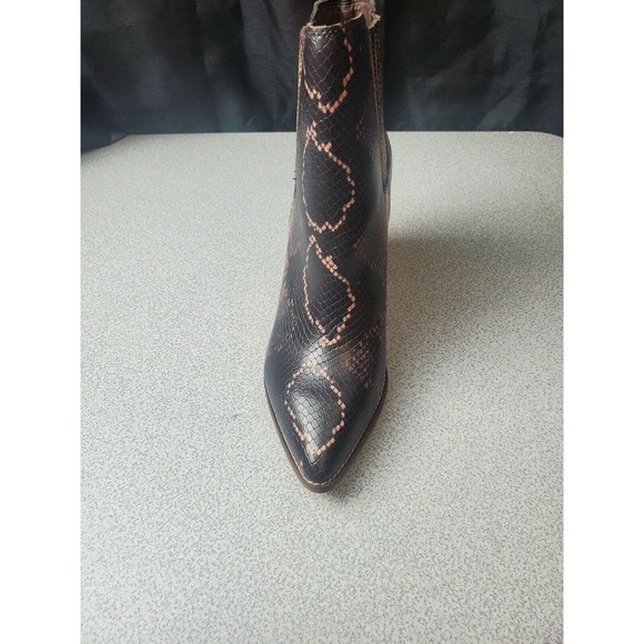 Steve Maden ankle boots brown Snake print sz 9 - Picture 7 of 7